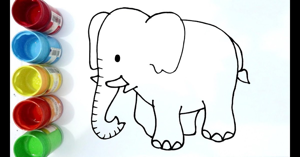 Sketsa Gajah Mudah : Pin Di Gambar Ilustrasi Hd
