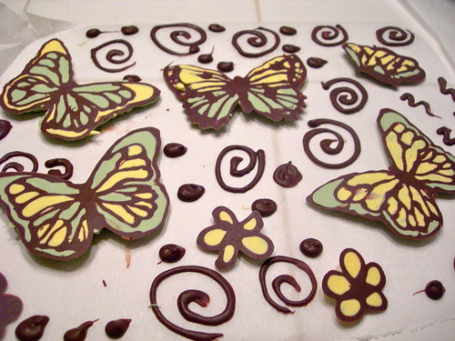 Finished butterflies