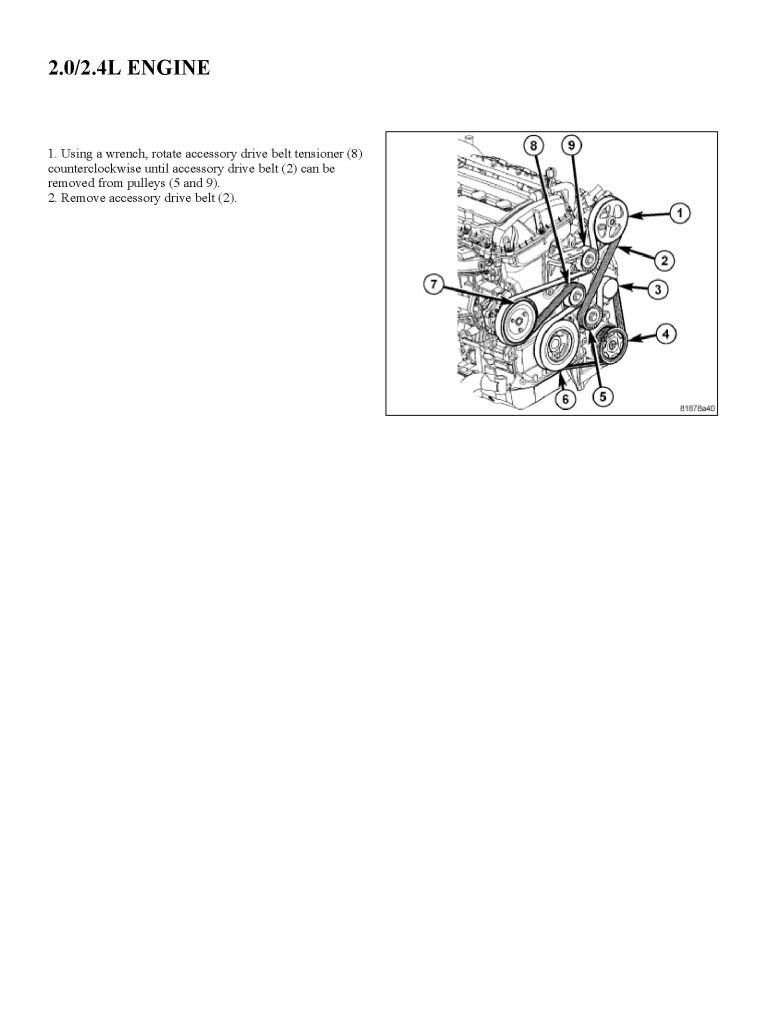 35 2010 Dodge Avenger Belt Diagram