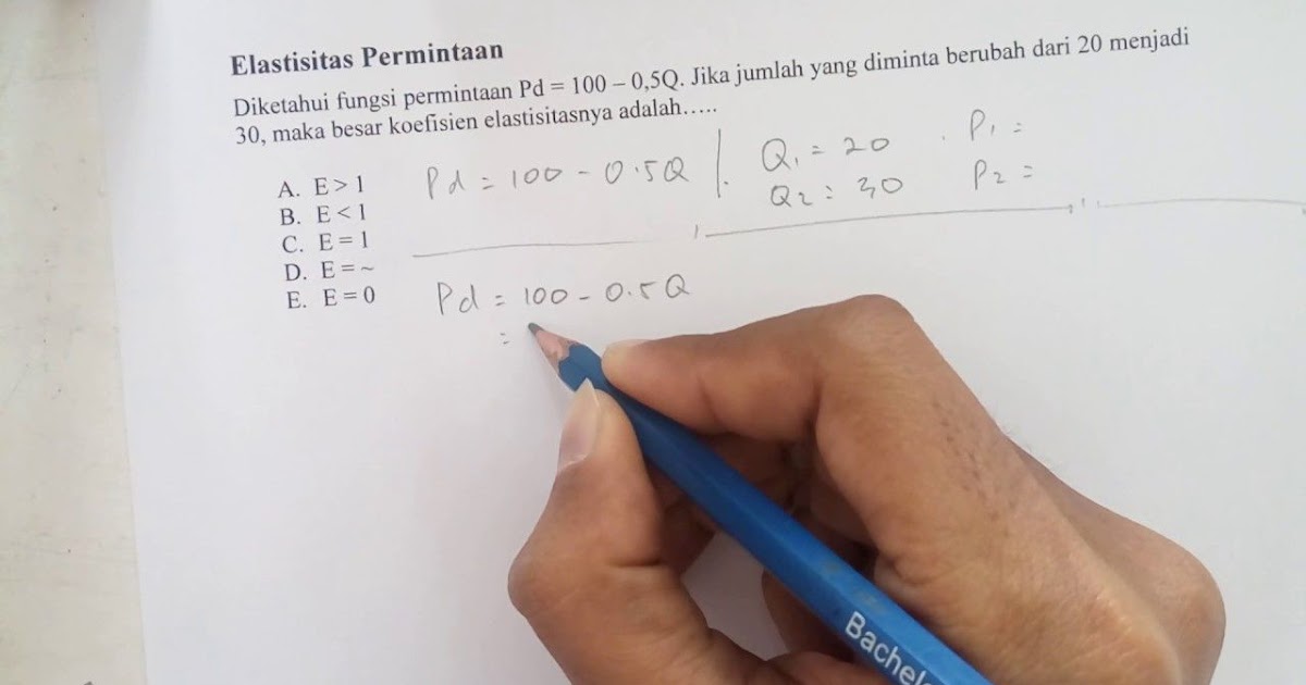 Contoh Soal Dan Jawaban Ekonomi Mikro