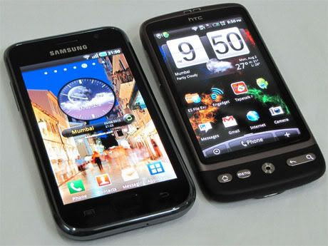 Galaxy S and HTC Desire