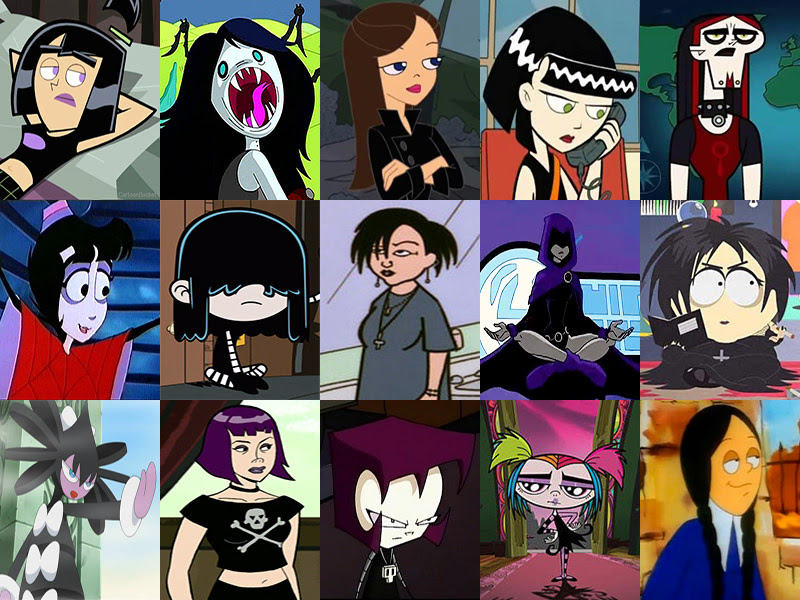 Newest For Long Black Hair Cartoon Characters - Mesintaip Buruk