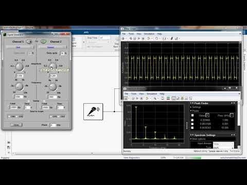 How to use Matlab Simulink as Oscilloscope