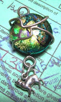 dichroic pendant dichroic pendant from Christa Maria