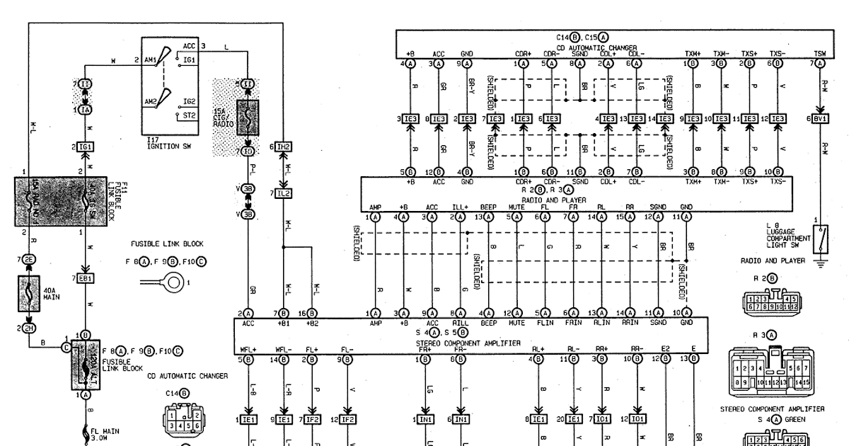 1998 Toyota Avalon Radio Wiring Diagram - Atkinsjewelry