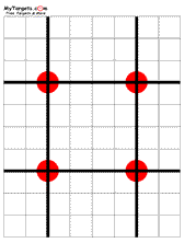 100 Yard Rifle Targets Printable