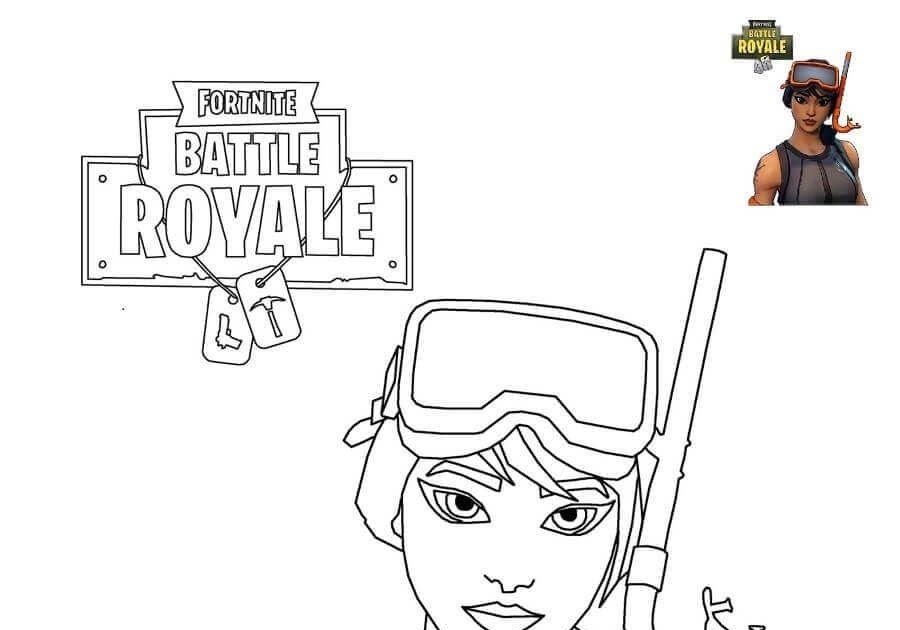 618 Cute Fortnite Chest Coloring Page for Kindergarten