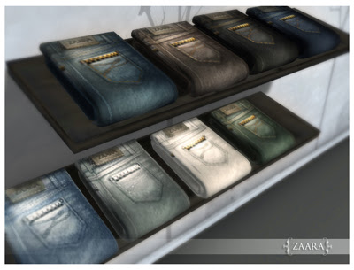 {Zaara} Classic Jeans colors
