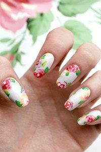 laura ashley nail art, tutorial, easy nails, nail art blog