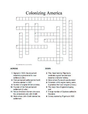 free printable crossword puzzles 5th grade crossword