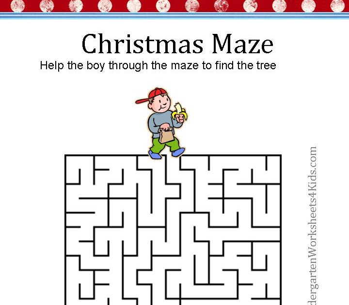 Christmas Worksheets For Preschool / Kindergarten Worksheets: December