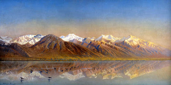 Great Salt Lake Utah And The Wasatch Mountains Great Salt Lake Utah And The Wasatch Mountains