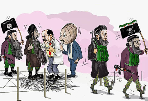 En Syrie: faux modérés, vrais takfiristes.