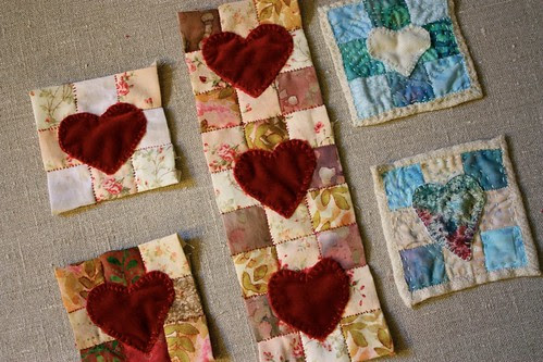 Velvet Hearts on Patchwork