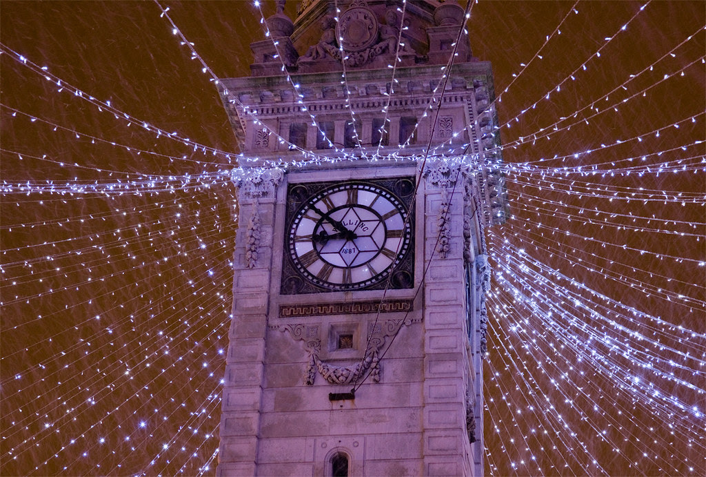 Clock Tower in snow