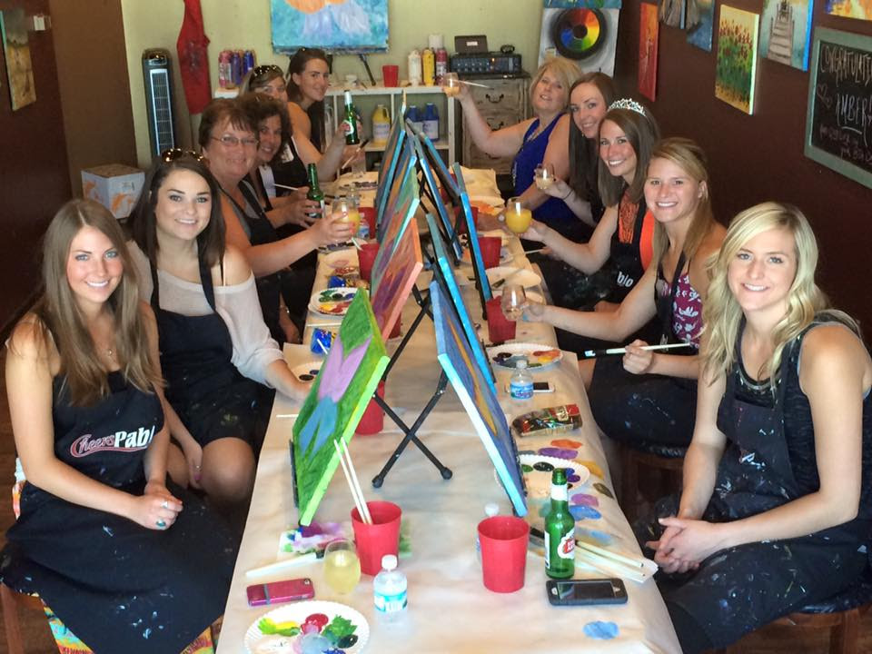 Paint And Sip Party Ideas