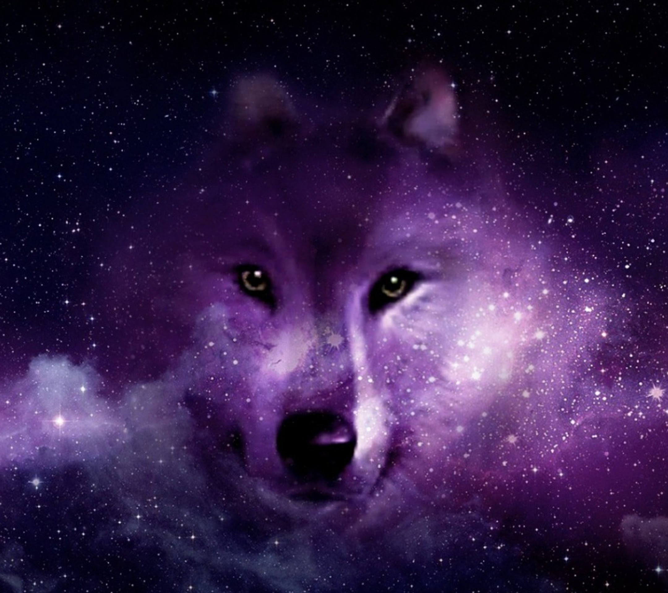 Featured image of post Galaxy Wolf Moon Galaxy Wolf Cool Wallpapers