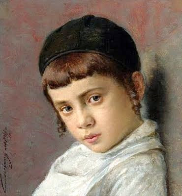 Portrait Of A Young Boy With Peyot Portrait Of A Young Boy With Peyot