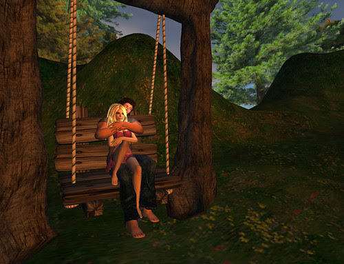 Late afternoon swinging
