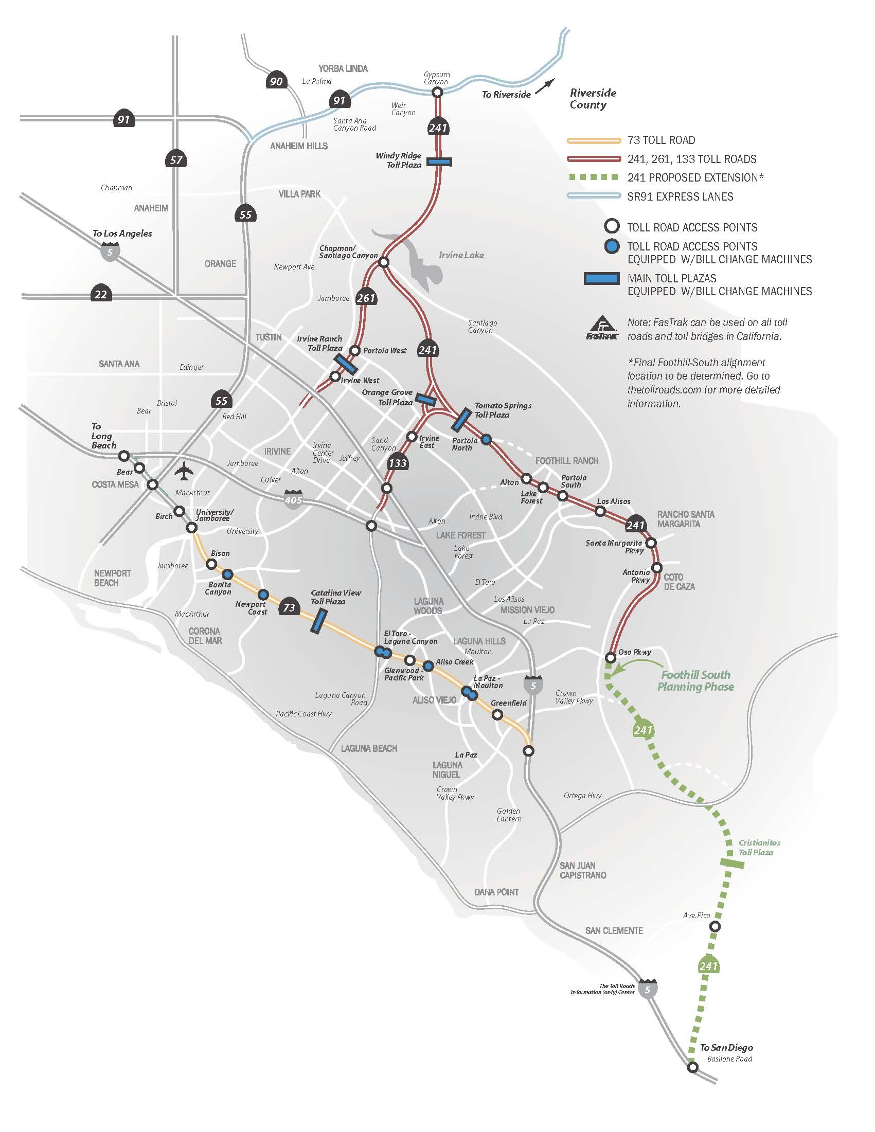 Fastrak Map Southern California – Topographic Map of Usa with States