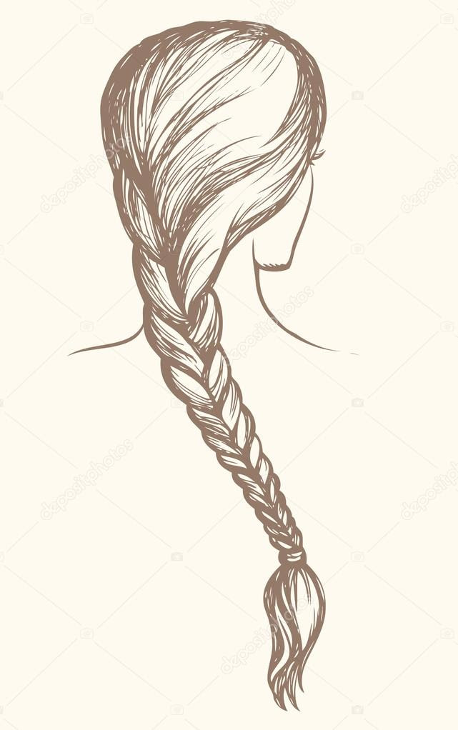 Comment Dessiner Une Tresse Sur Le Cote Comment Faire Des Tresses En Dessin - Tout Faire