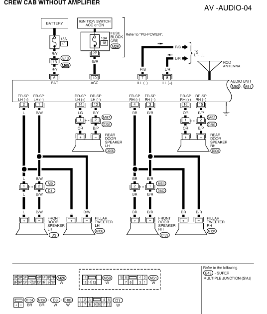 2006 Nissan Frontier Stereo Wiring / Br 1853 2001 Nissan Frontier