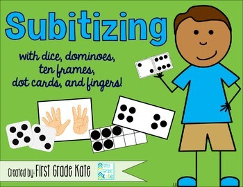 Number Sense - Subitizing with Dice, Dominoes, & Ten Frames