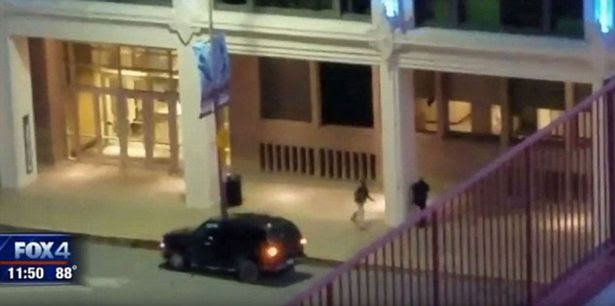 Footage of shootings in Dallas