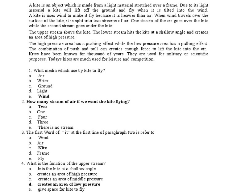 Contoh Explanation Text Dan Soal