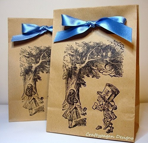 Alice in Wonderland Birthday Party Favor Bags | Birthday Wikii