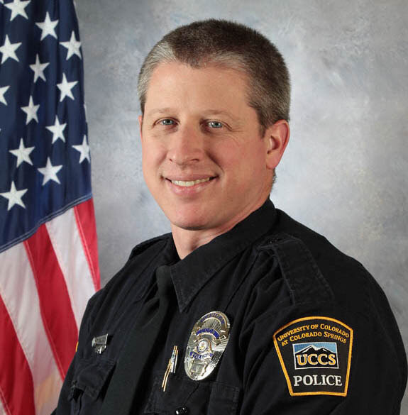University of Colorado Colorado Springs police officer Garrett Swasey, 44, was killed in Friday's attack.