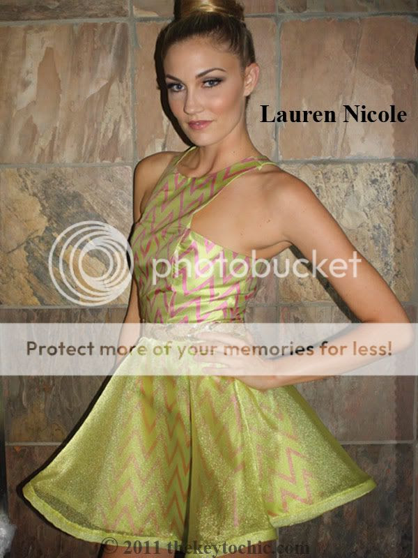 Lauren Nicole zig zag dress