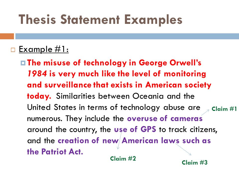 examples of thesis statements for nhd