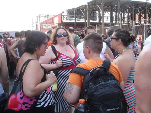 ladies in stripes