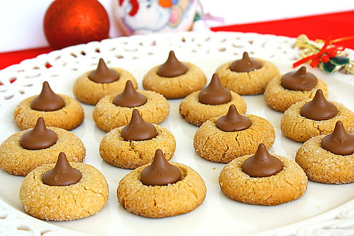 Peanut Butter Chocolate Kiss Cookies