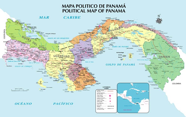 Mapa de Panama ~ Online Map