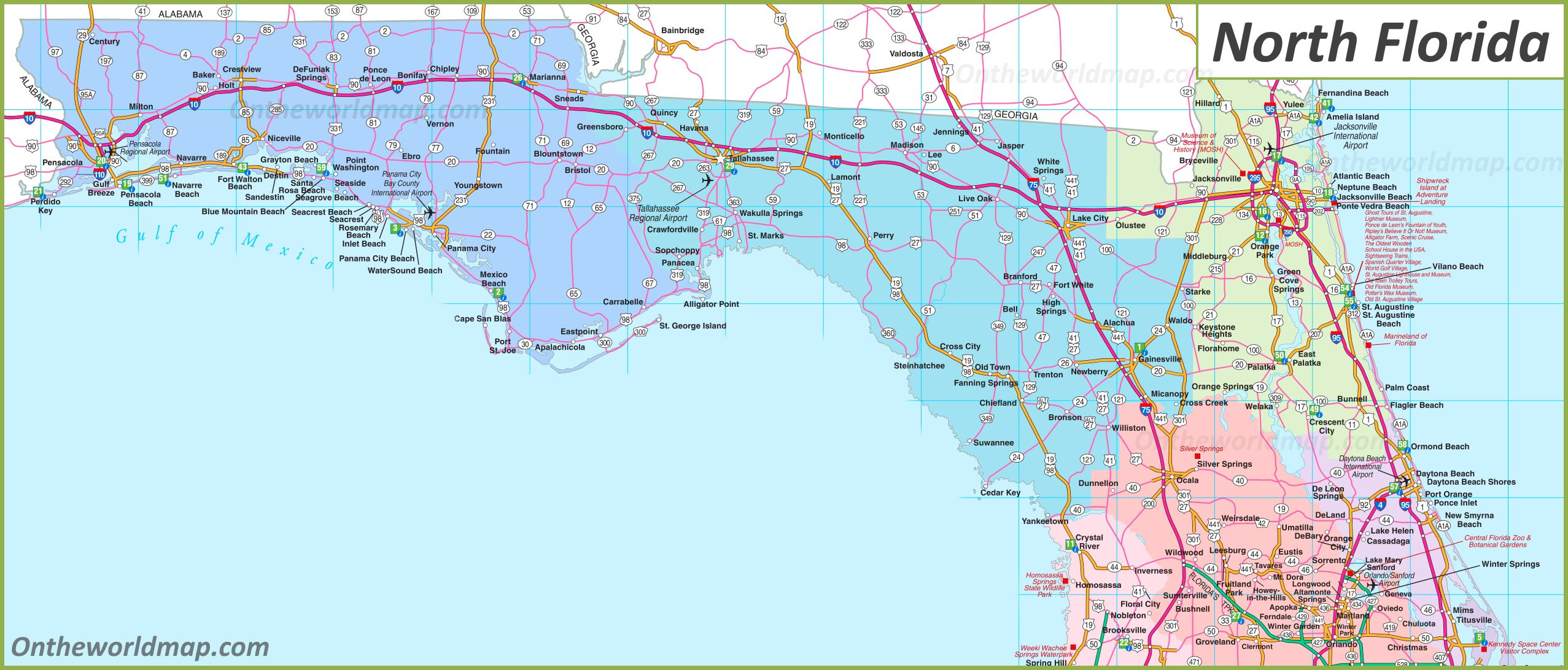 Map Of North Florida Map Of Zip Codes