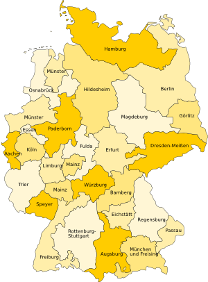 Bistümer In Deutschland Karte | Ungarn Karte