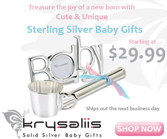 Krysaliis - Sterling Silver Baby Gifts