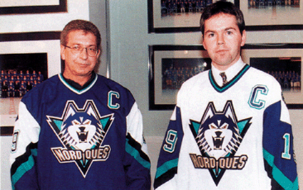 Nordiques unused 1995-96 jerseys