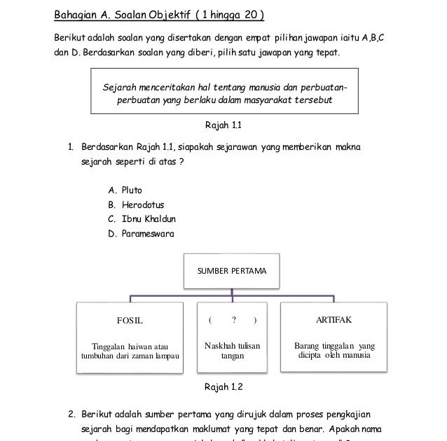 Jawapan Soalan Sejarah Tahun 4 Akhir Tahun 2018  malaowesx