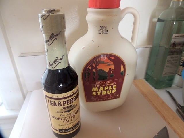 Worcestershire sauce maple syrup
