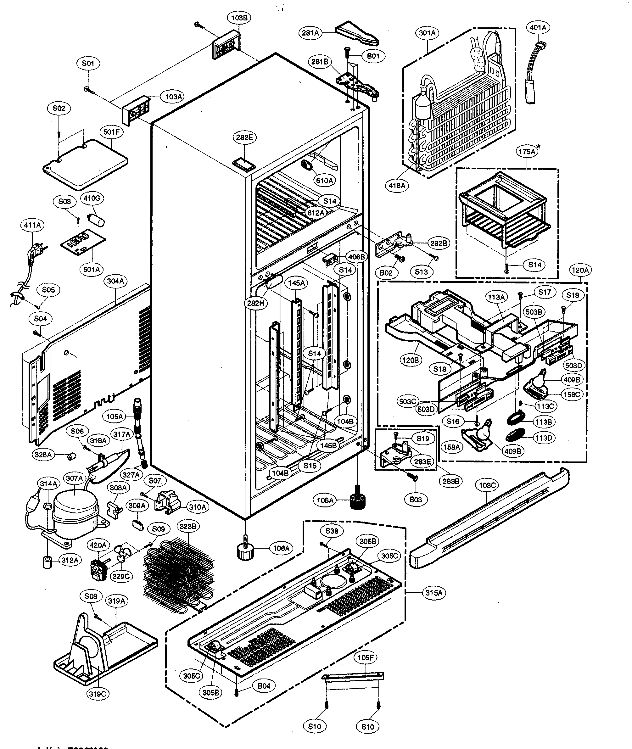 Kenmore Elite Refrigerator Diagram - Free Wiring Diagram