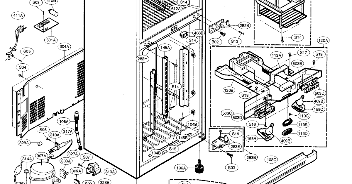 Kenmore Elite Refrigerator Diagram