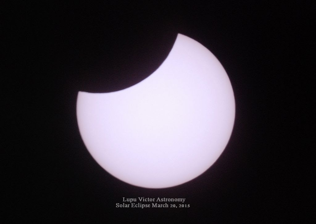 Imagini DSLR Nikon D80 Eclipsa parţială de Soare.