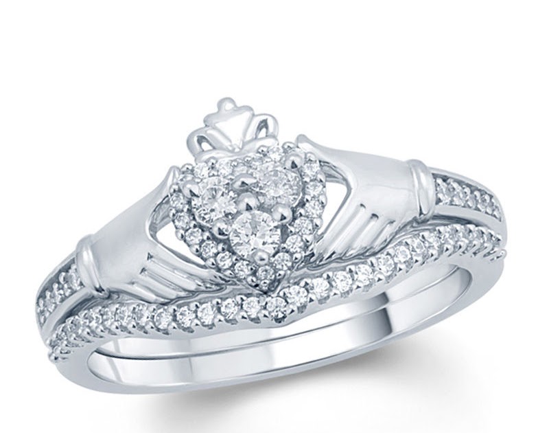 Claddagh Wedding Rings With Diamonds Wedding Rings Sets