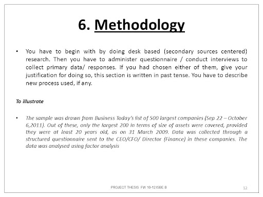 Research Methodology Sample Paper - Appendix B Research Methodology ...