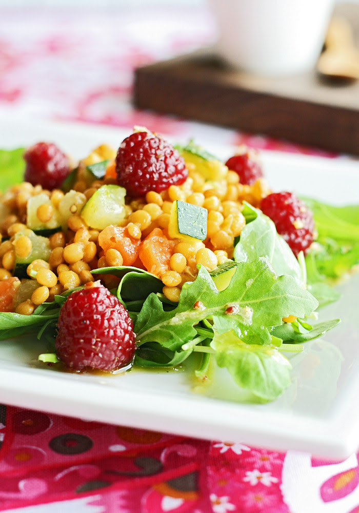 Lovefood: Ensalada De Lentejas, Rúcula Y Frambuesas