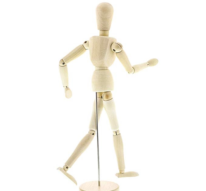  Posable Drawing Sketching Model for Girl