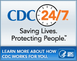 CDC 24/7 campaign website badge